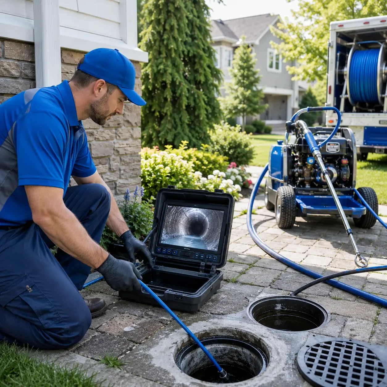 Outdoor drain cleaning professionals serving Scottsville, NY
